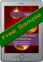 Free Kindle Sample: 101 Ways To De-Stress Your Christmas Now