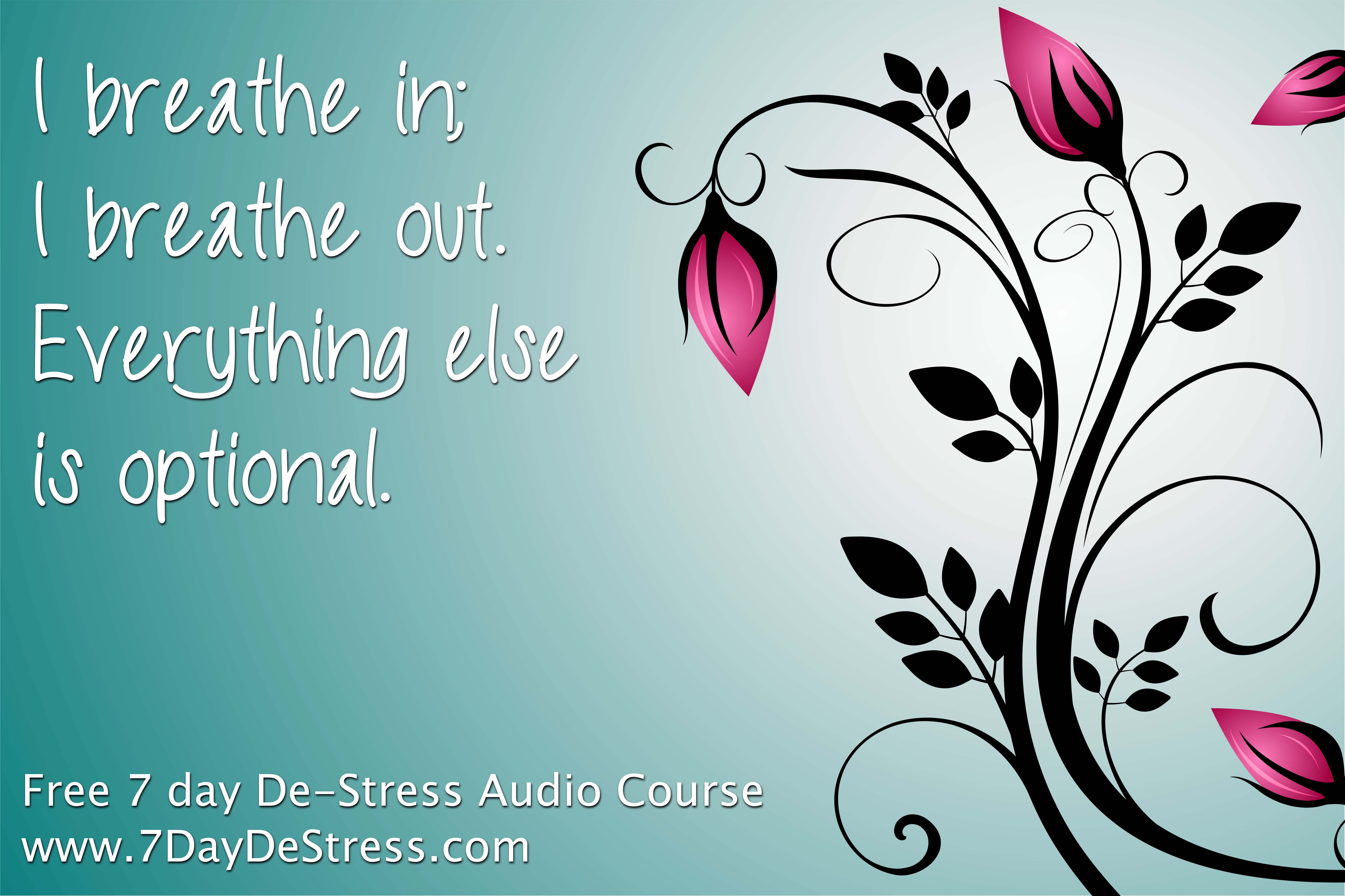 Part Three from 7 Day De-Stress Audio Course