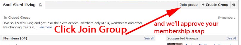 Click 'join group'