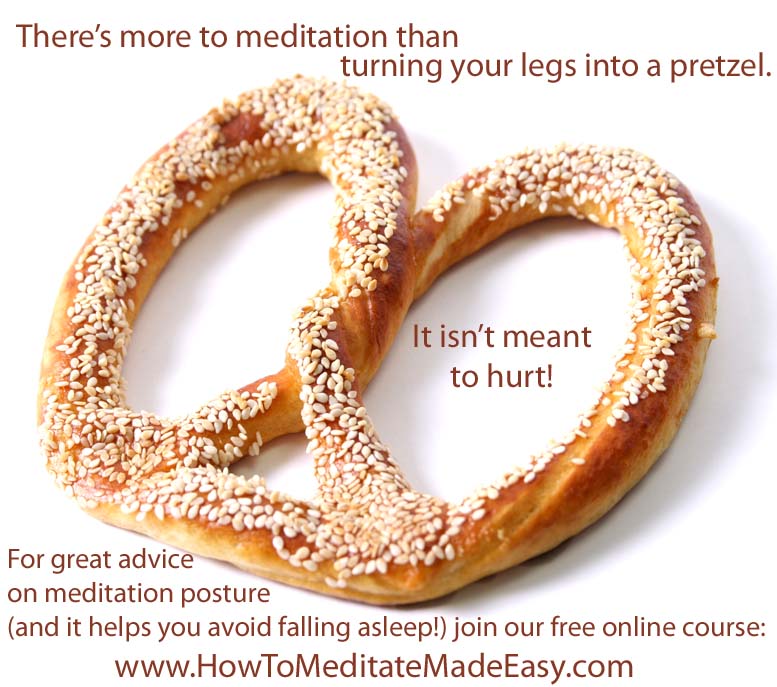 There's more to meditation than turning your legs into a pretzel!