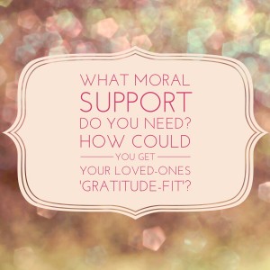 Click here to talk about how to get moral support