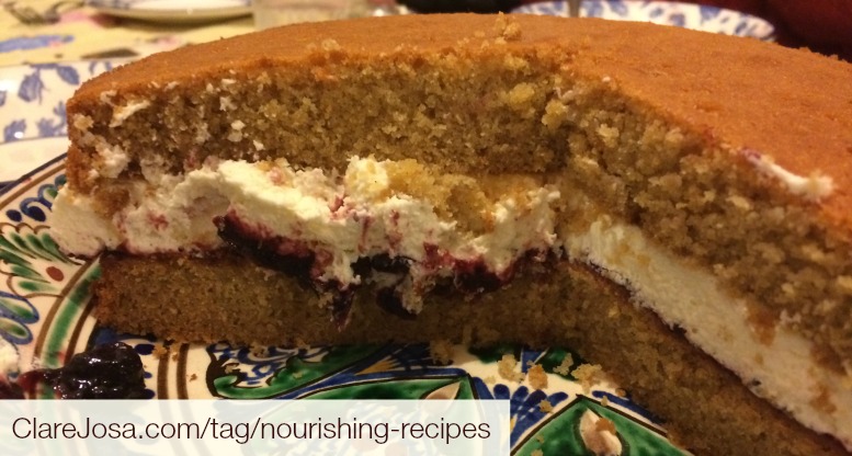 #Glutenfree & #sugarfree Victoria sponge cake recipe http://www.clarejosa.com/tag/nourishing-recipes