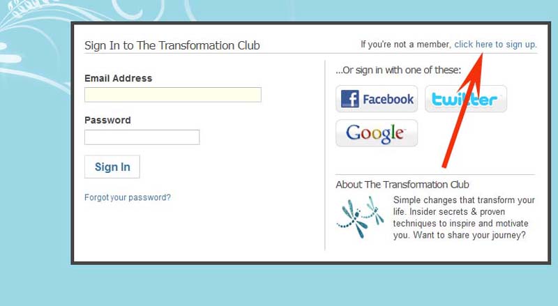 Join The Transformation Club