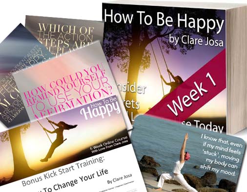 What you get in week 1 of How To Be Happy