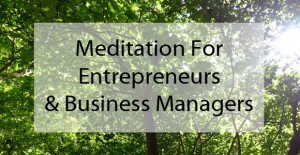 Meditation for managers online course