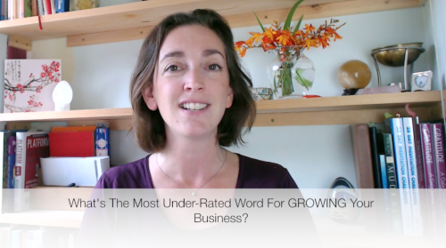 What's the most under-rated word for GROWING your business? https://www.clarejosa.com/5minutebiz/one-little-word-biz/ #5MinuteBizåçå
