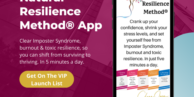 Natural Resilience Method App from Clare Josa